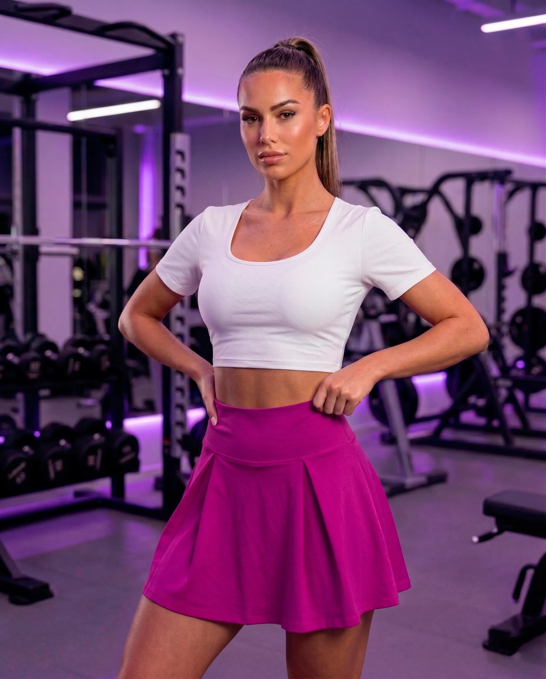 Coleção Voke Fitness Short Saia