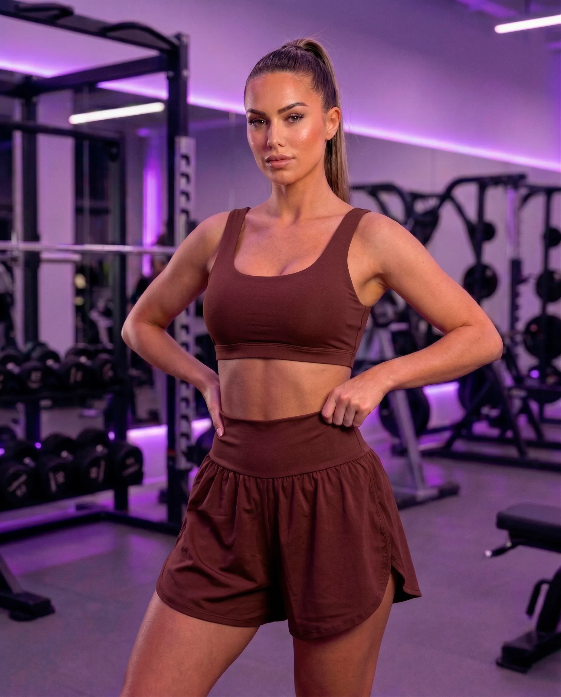 Coleção Voke Fitness Marrom